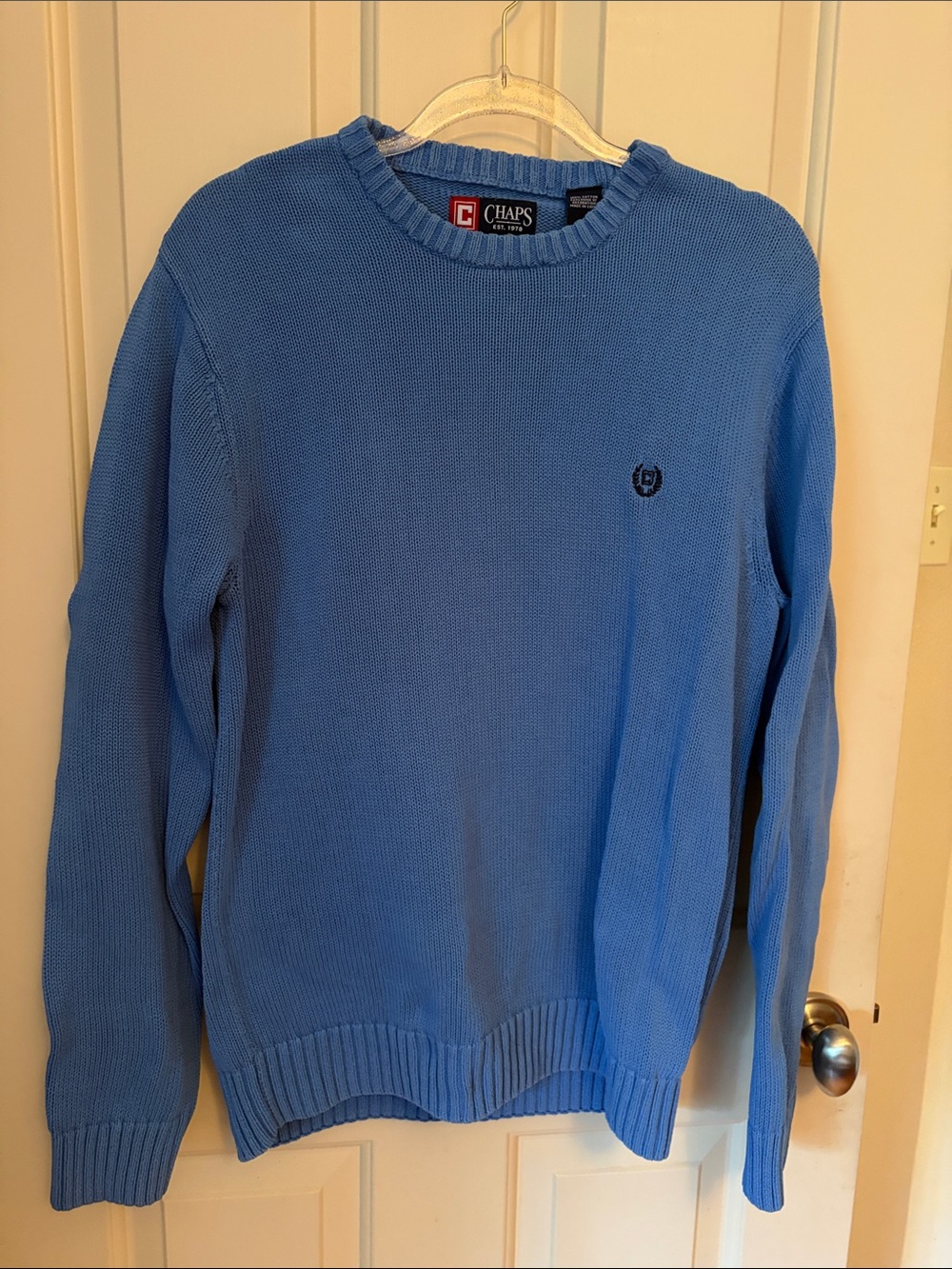 Chaps women’s Crewneck Sweater - Cornflower Blue